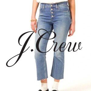 J.CREW J. Crew 10’’ Billie Demi Boot Crop Jeans in Light Wash Size 28 EUC
